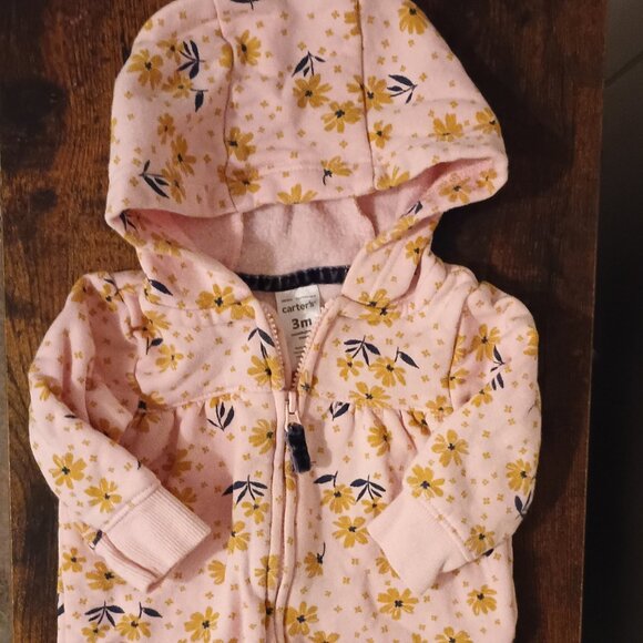 Carters hooded sweatshirt bodysuit - Picture 1 of 3